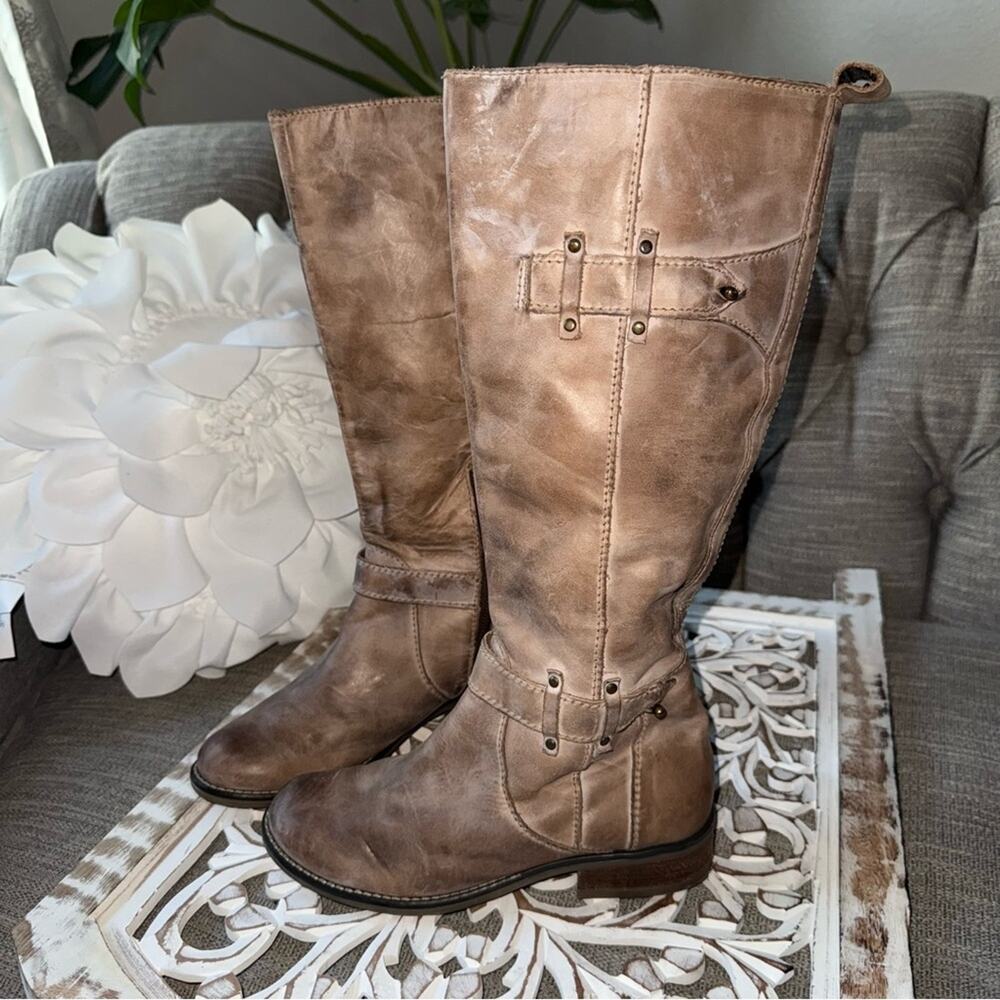 Corral Boots Brown Leather Tall Boots Women’s 7